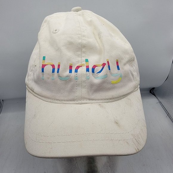 Hurley Adults Rainbow Logo Hat Cap Comfort Casual Lightweight Adjustable - Picture 1 of 9